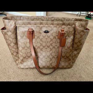 Coach Diaper Bag/ Large Tote